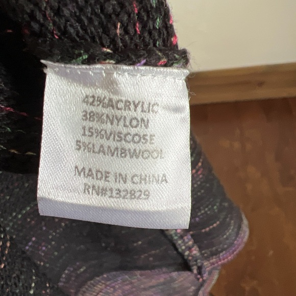 House of Harlow x Revolve Danika One Shoulder Knit Dress Small Black Multicolor - Picture 8 of 8